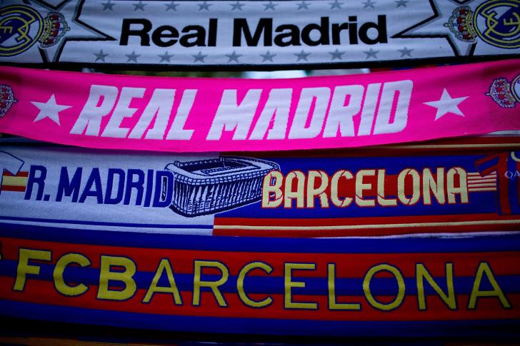Barcelona y Real Madrid, grandes del fútbol español